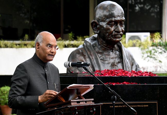 'Grateful nation': President Kovind pays homage to Mahatma Gandhi on his death anniversary
