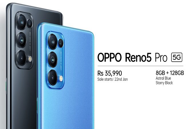 Oppo Reno 5 Pro 5G launched in India: Price, Specifications