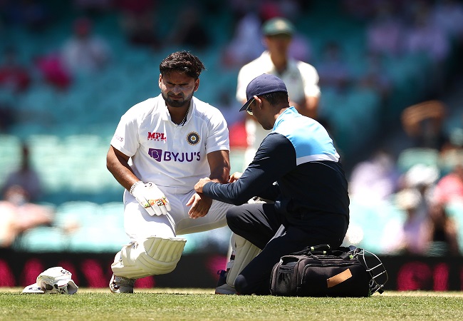 Ind vs Aus: Saha keeps wickets as Rishabh Pant taken for scans after blow on elbow