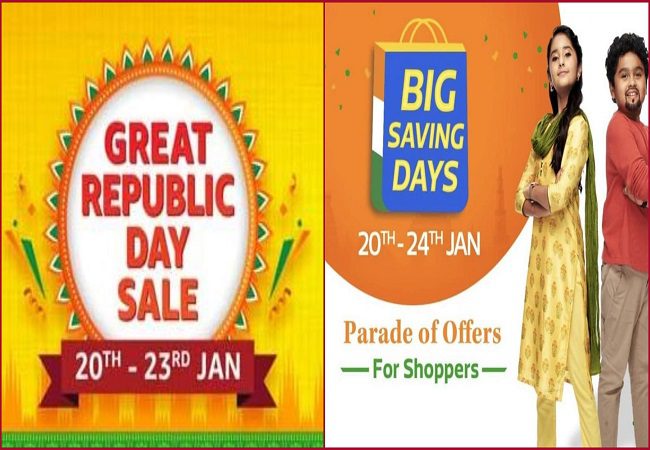 Amazon Republic Day sale VS Flipkart Big Saving Days: Best offers on smartphone, TVs, wireless earbuds and more