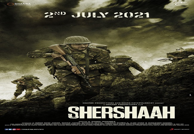 Sidharth Malhotra starrer 'Shershaah' to hit the theatres on July 2, 2021; Posters out