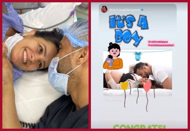 TV star Anita Hassanandani and her husband Rohit Reddy welcomes baby boy; See First Pic