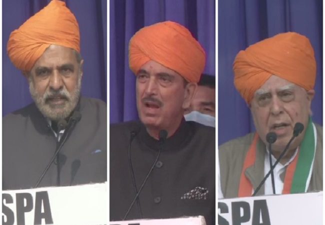 Ghulam Nabi, Kapil Sibal, Anand Sharma - Congress dissenters