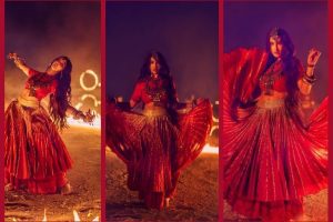Nora Fatehi creates sensation in red HOT LOOK; See Pics