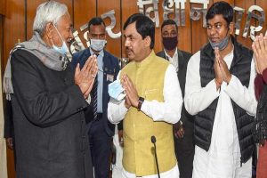 Bihar cabinet expansion: Shahnawaz Hussain sworn in as minister, 16 others join Nitish govt