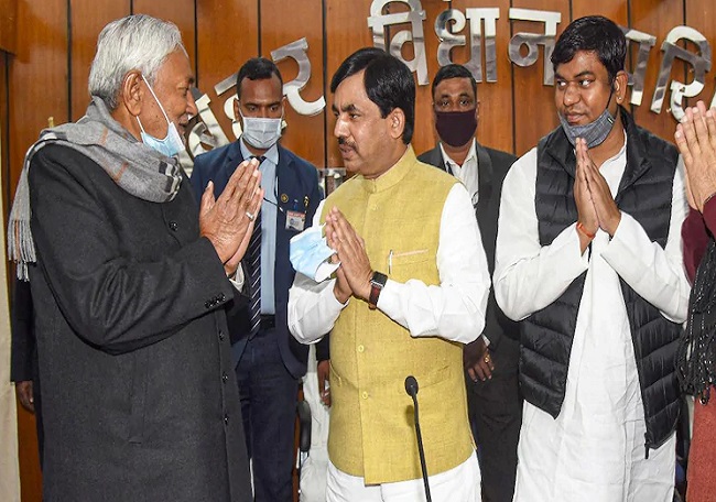 Bihar cabinet expansion: Shahnawaz Hussain sworn in as minister, 16 others join Nitish govt
