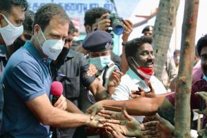 IN PICS: Rahul Gandhi’s interaction with ‘farmers of the sea’ in Puducherry