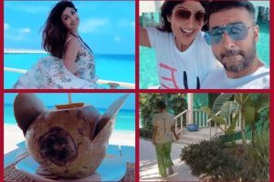 Shilpa Shetty seen in ‘Rockstar vibes’ on Maldives vacation; See pics