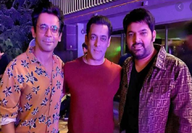 Sunil Grover, Kapil Sharma, Salman Khan