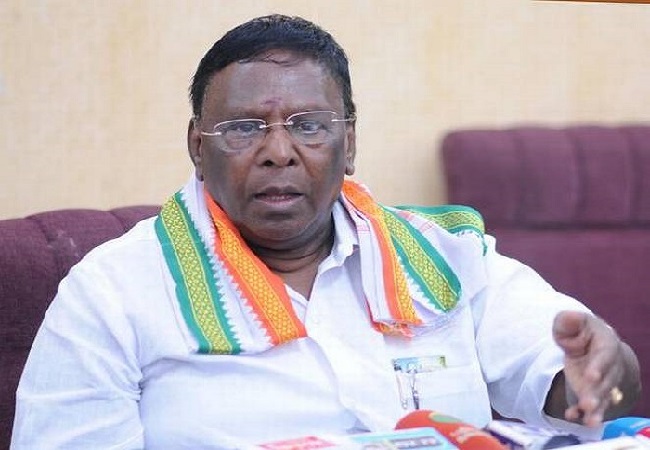 Puducherry Assembly floor test: CM V.Narayanasamy loses trust vote in Assembly, tenders resignation 