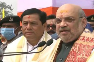 ‘We have to make Assam flood-free, infiltrator-free and violence-free’: Amit Shah in Assam