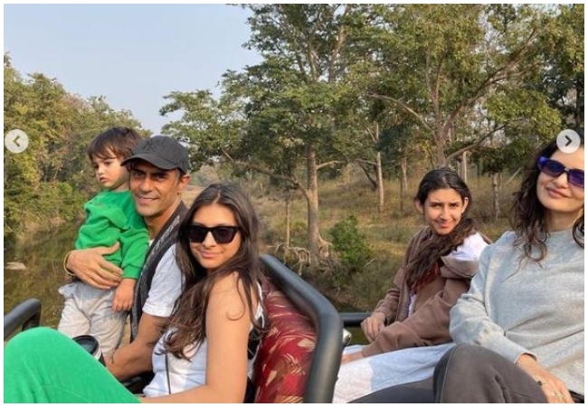 Arjun Rampal enjoys jungle safari with family at Satpura Tiger Reserve; See Pics