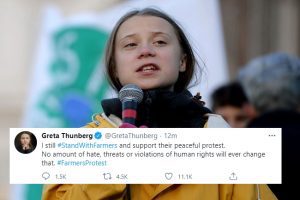 ‘I still ‘Stand With Farmers’ and support their peaceful protest’: Greta Thunberg Tweets after Delhi Police files FIR