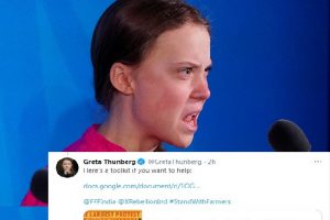 Delhi Police files FIR against Greta Thunberg over tweet on farmers’ protest
