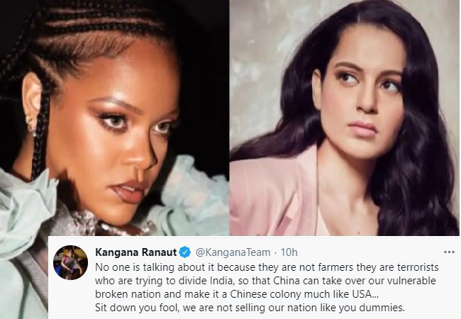 Rihanna trends after she tweets on farmers’ protests in India, Kangana Ranaut calls her ‘fool’