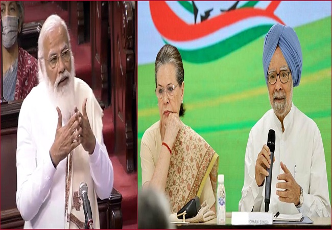 PM Modi quotes Manmohan Singh in Congress ‘U-turn’ over farm laws