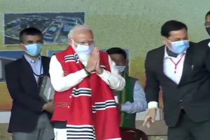 PM Modi lays foundation stone of various development projects in Assam