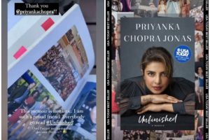 Priyanka Chopra’s memoir ‘Unfinished’ gets featured in New York Times’ bestseller list