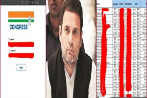 Cong social media warriors website prone to hacking, Twitter user shows ‘data leak’ from INC portal