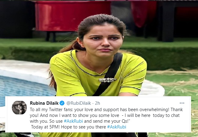 #AskRubi trends: Rubina Dilaik chats with her fans