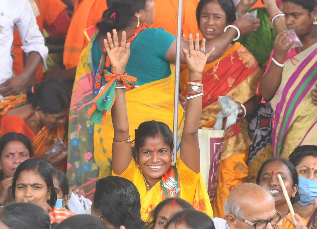 Massive support for @BJP4India in Kanthi, Bengal.