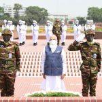 On the 50th Independence Day of Bangladesh, PM Modi paid tributes at the National Martyr’s Memorial in Savar. The courage of those who took part in the Liberation War of Bangladesh motivates many.