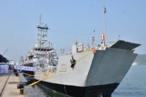 GRSE built indigenous warship, INLCU L-58 commissioned