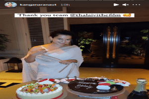 Happy Birthday Kangana Ranaut: Glimpses from ‘Thalaivi’ actress B’day celebration