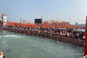 Thousands of devotees take ‘Shahi Snan’ in Ganga on Mahashivratri 2021