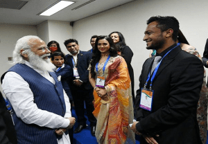PM Modi meets community leaders, mukhtijoddhas, youth achievers in Bangladesh (PICs)