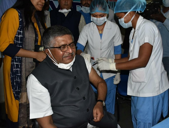 Ravi Shankar Prasad - Covid vaccine