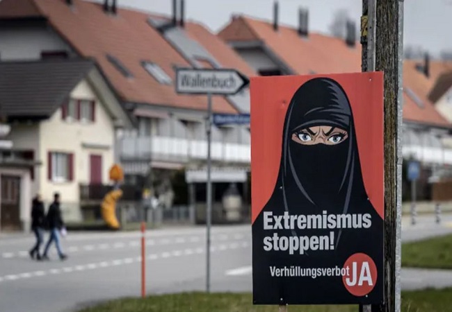 Switzerland votes for ‘Burqa ban’ in public, 51.21% citizens support bar on facial coverings