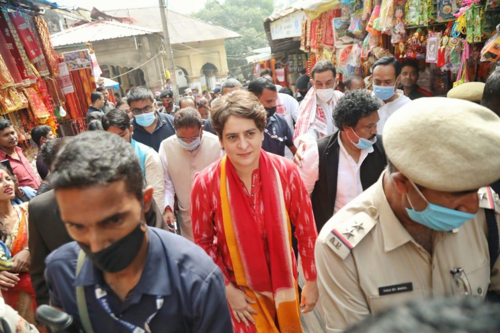 Assam: Priyanka Gandhi Vadra offer prayers at Kamakhya Temple in Guwahati; See Pics