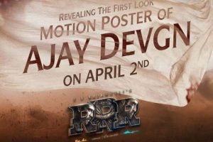 Ajay Devgn’s first look motion poster from ‘RRR’ to release on his birthday