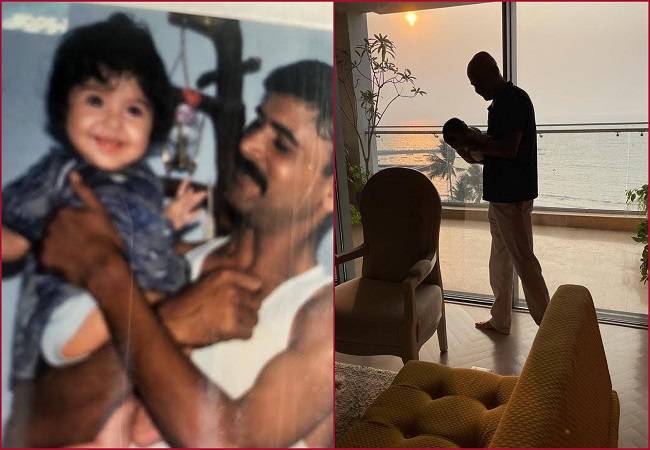 Anushka Sharma shares glimpse of dad Ajay Kumar Sharma with little Vamika on his birthday