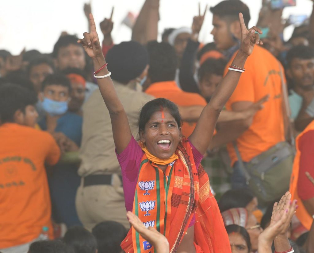 Massive support for @BJP4India in Kanthi, Bengal.