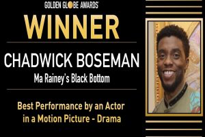 Golden Globe Awards 2021: Chadwick Boseman’s wife tears up as actor wins posthumous award