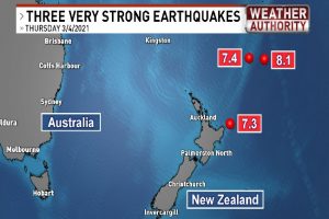 New Zealand issues Tsunami warning after powerful M8.0 earthquake strikes northeastern coast