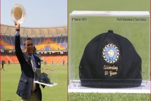 BCCI felicitates Sunil Gavaskar on 50th anniversary of Test debut