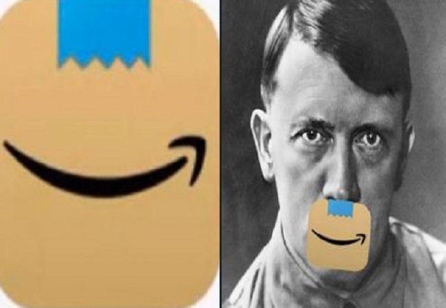 Amazon changes app icon after netizens compare it to Hitler's moustache