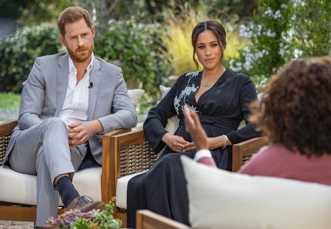 Meghan Markle says there were "concerns and conversations" with Royal family about Archie's skin colour