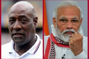 Former West Indies captain Sir Viv Richards and other players thank PM Modi for India’s gift of Covid-19 vaccines