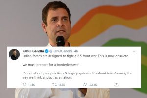 India must prepare for a “borderless” war, says Rahul Gandhi