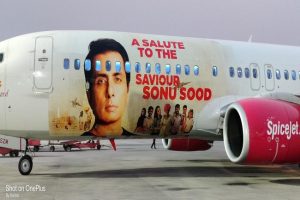SpiceJet salutes ‘saviour’ Sonu Sood, ‘dedicates’ aircraft for his exemplary help during pandemic