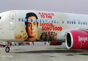 SpiceJet salutes ‘saviour’ Sonu Sood, ‘dedicates’ aircraft for his exemplary help during pandemic