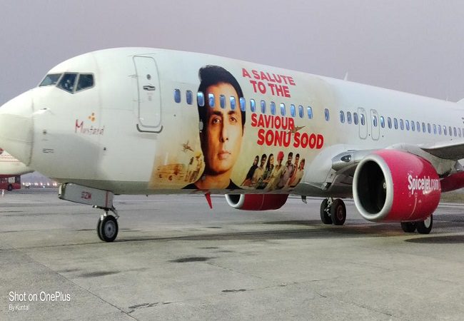 Sonu Sood honoured with special livery by SpiceJet for his ‘exemplary work’; Fans reactions is all you need to see