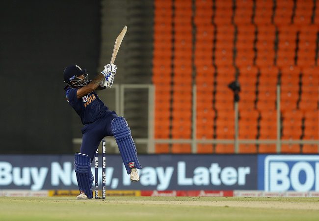 Watch: Suryakumar Yadav's first-ball SIX in international cricket