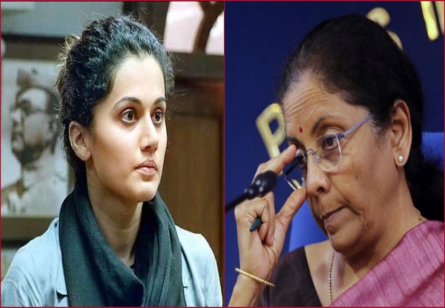 Taapsee Pannu takes a jibe at FM Sitharaman in her first tweet post I-T raid; read here