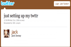 15 years ago today Jack Dorsey sent the world’s first tweet