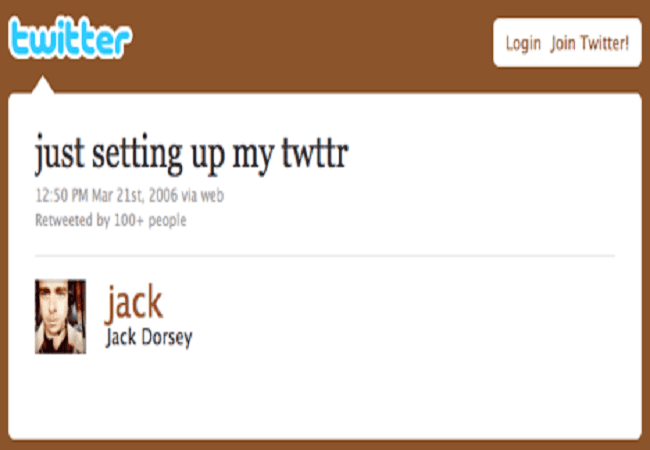 15 years ago today Jack Dorsey sent the world’s first tweet